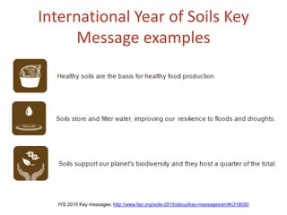 Giving soil a voice: key messaging and pitching  