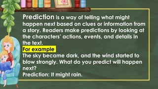 Prediction English Example Grade 6 English Lesson on Story Endings and Predictions | PPTX