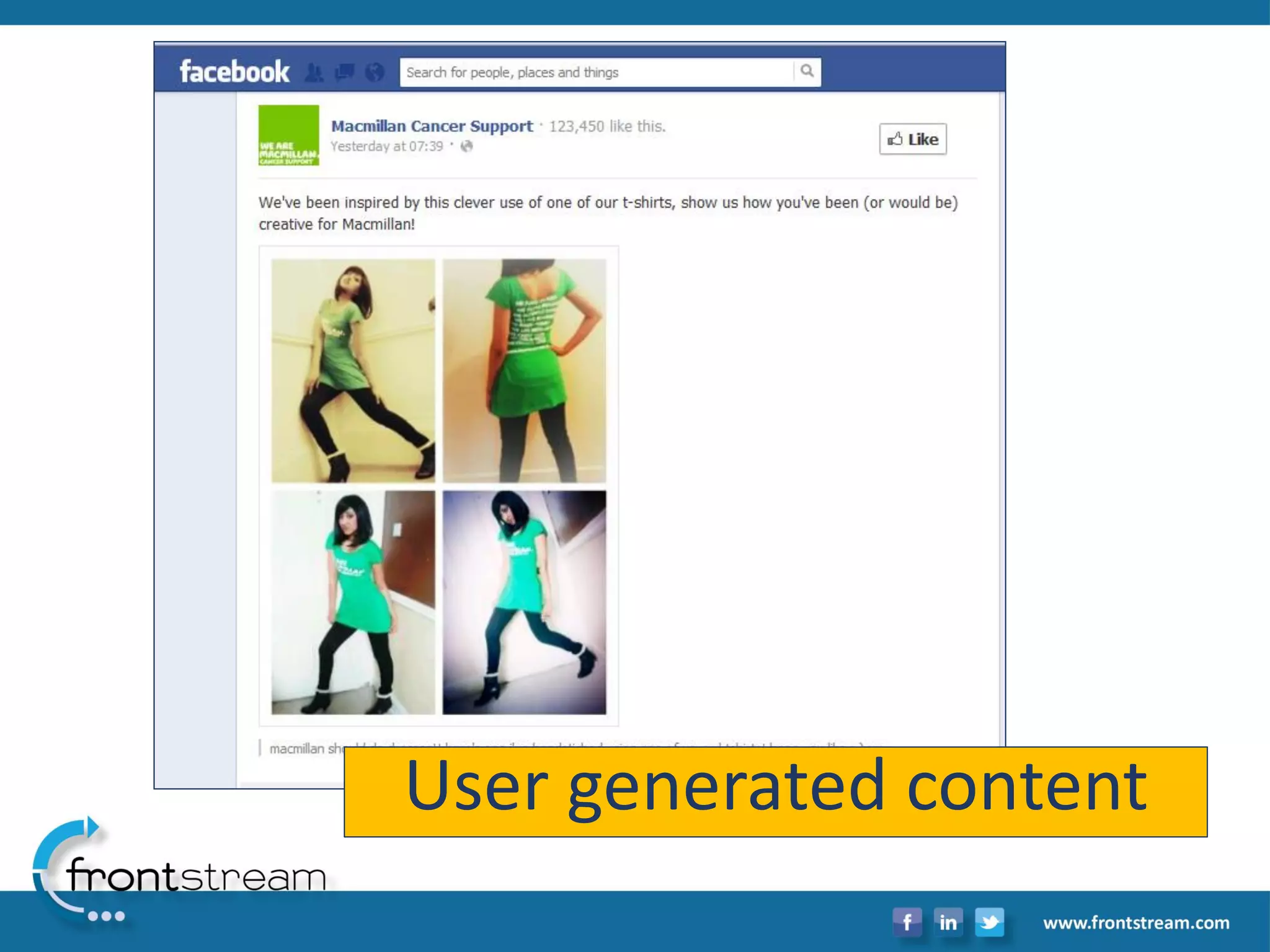 User generated content  