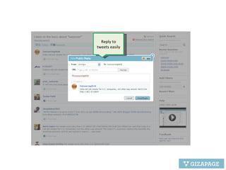 Reply to tweets easily 