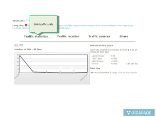 Link traffic stats 