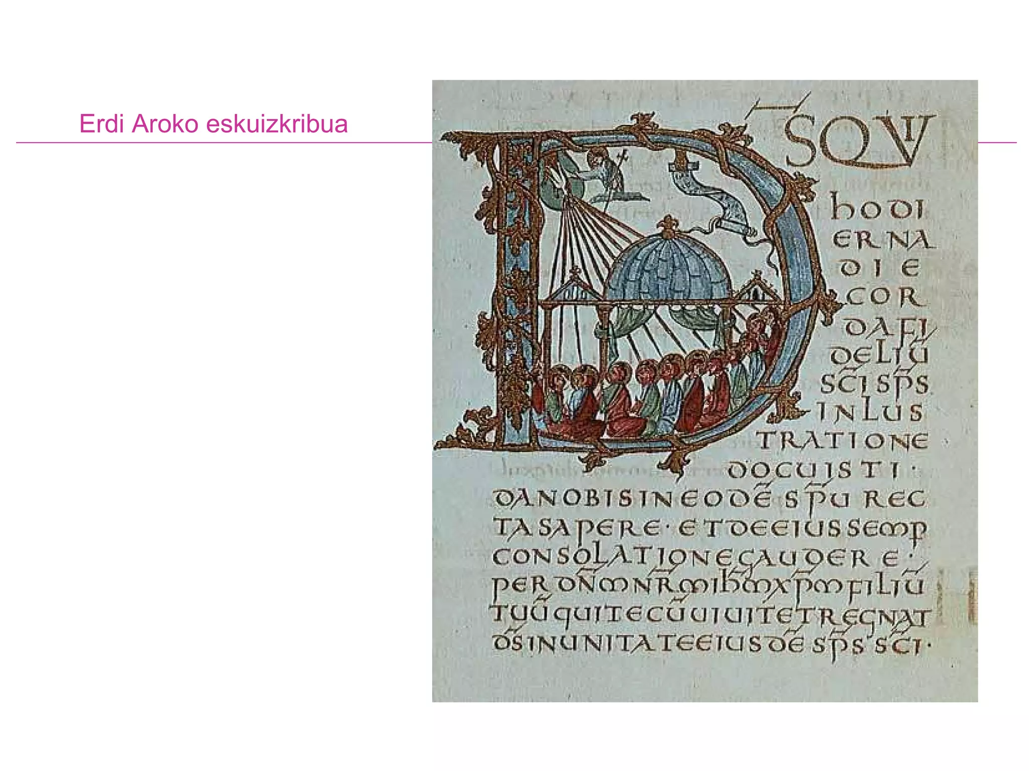 Erdi Aroko eskuizkribua 