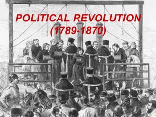 POLITICAL REVOLUTION
(1789-1870)
 