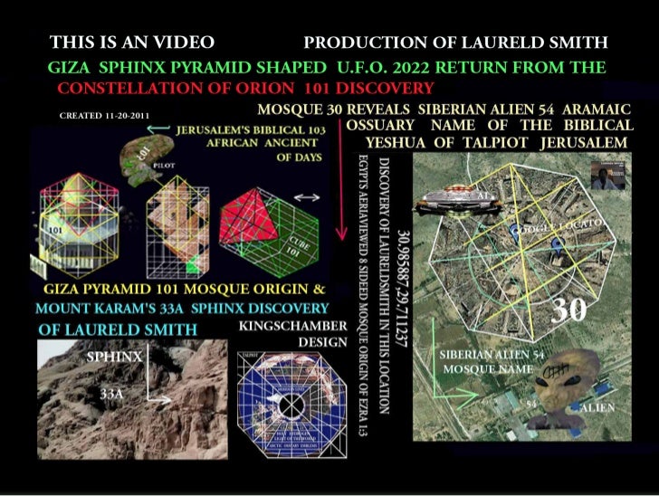 Giza sphinx pyramid shaped u.f.o. 2022 return from the constellation of