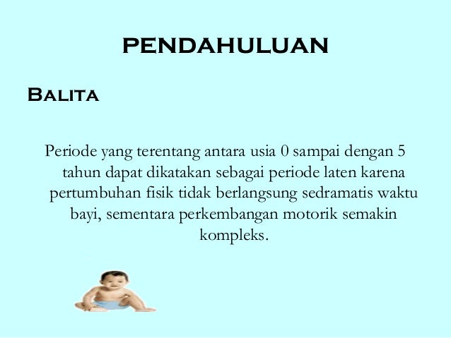 Gizi balita anak sekolah