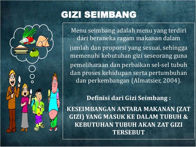 Gizi seimbang, 4 sehat 5 sempurna Gizi seimbang, 4 sehat 5 sempurna