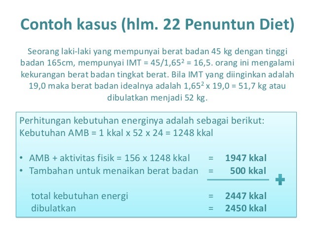 Gizi Seimbang Dan Energi