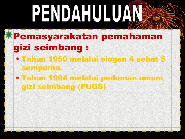 Gizi seimbang dan menyusun menu