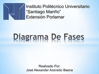 Instituto Politécnico Universitario
“Santiago Mariño”
Extensión Porlamar
Realizado Por:
José Alexander Acevedo Baena
 