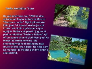 Gjeografi: "Zonat e mbrojtura natyrore"