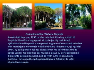 Gjeografi: "Zonat e mbrojtura natyrore"
