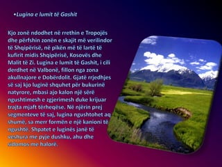 Gjeografi: "Zonat e mbrojtura natyrore"