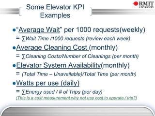 How to build a Key Performance Indicator (KPI) - Consider Elevator ...