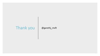 Thank you @garethj_msft
 