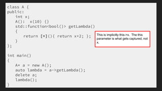 Lambda Expressions in C++ | PPT