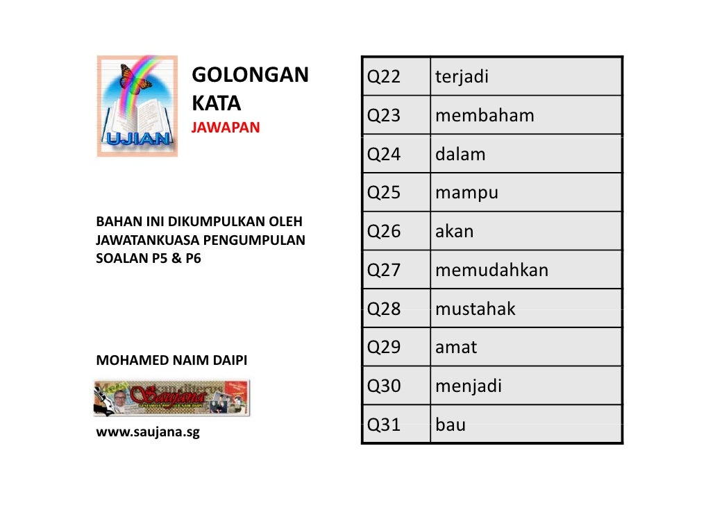 golongan kata bahasa melayu