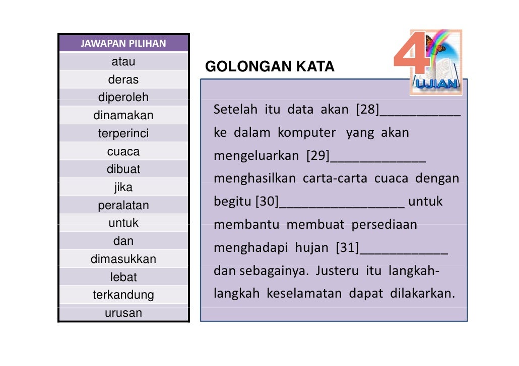 golongan kata bahasa melayu