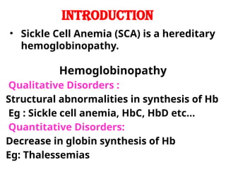 În general medicine topic sickle cell anemia | PPTX