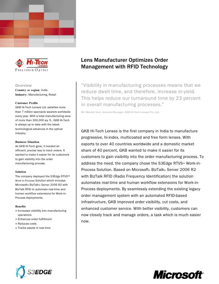 microsoft india gkb hi tech ltd case study microsoft track order