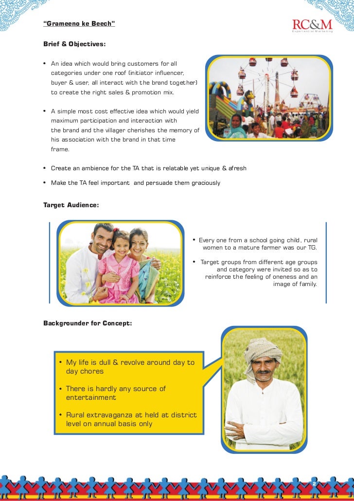 Grameeno ke Beech Rural Marketing For Multiple Brands by ...