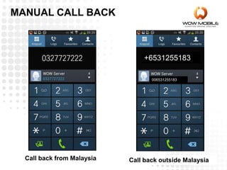 +6531255183
006531255183
Call back from Malaysia Call back outside Malaysia
MANUAL CALL BACK
 