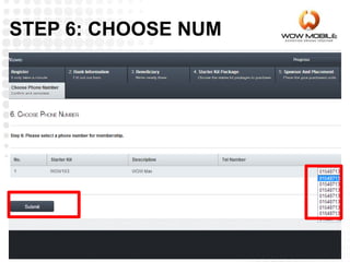 STEP 6: CHOOSE NUM
 