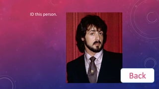 ID this person.
Back
 