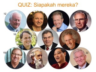 QUIZ: Siapakah mereka?
12 13 14 15
16 17 18
19 20 21 22
 