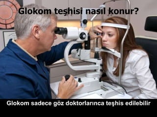 Glokom teşhisi nasıl konur? Glokom sadece göz doktorlarınca teşhis edilebilir 