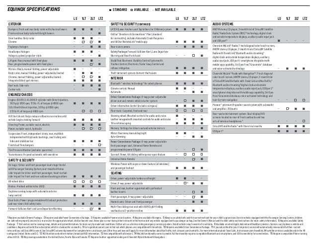 2014 chevrolet equinox brochure chevy equinox gas tank size