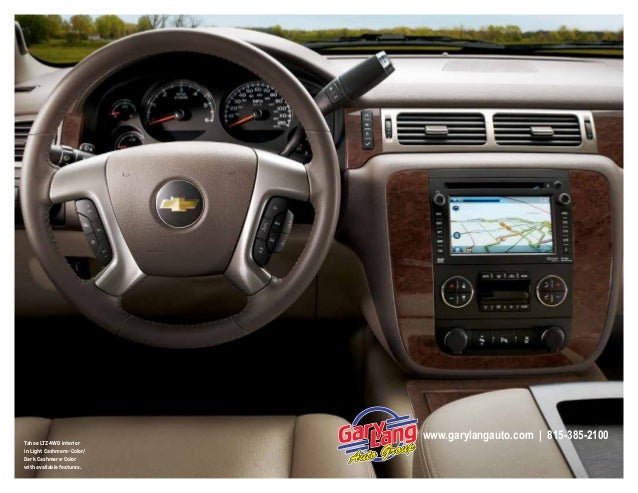 2014 Chevrolet Tahoe & 2014 Chevrolet Suburban Brochure 2014 Chevrolet Tahoe & 2014 Chevrolet Suburban Brochure