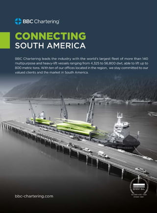 Guía Logística y de Comercio Exterior XVIII - 2021 - 2022 - www.guialogistica.info
3
www.guialogistica.info 3
BBC CHARTERING
 