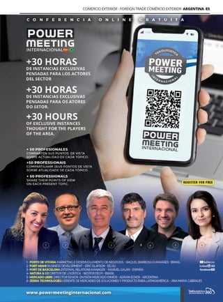 Guía Logística y de Comercio Exterior XVIII - 2021 - 2022 - www.guialogistica.info
COMERCIO EXTERIOR - FOREIGN TRADE COMÉRCIO EXTERIOR ARGENTINA 85
 