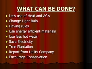 Other waste vents of the human environment.