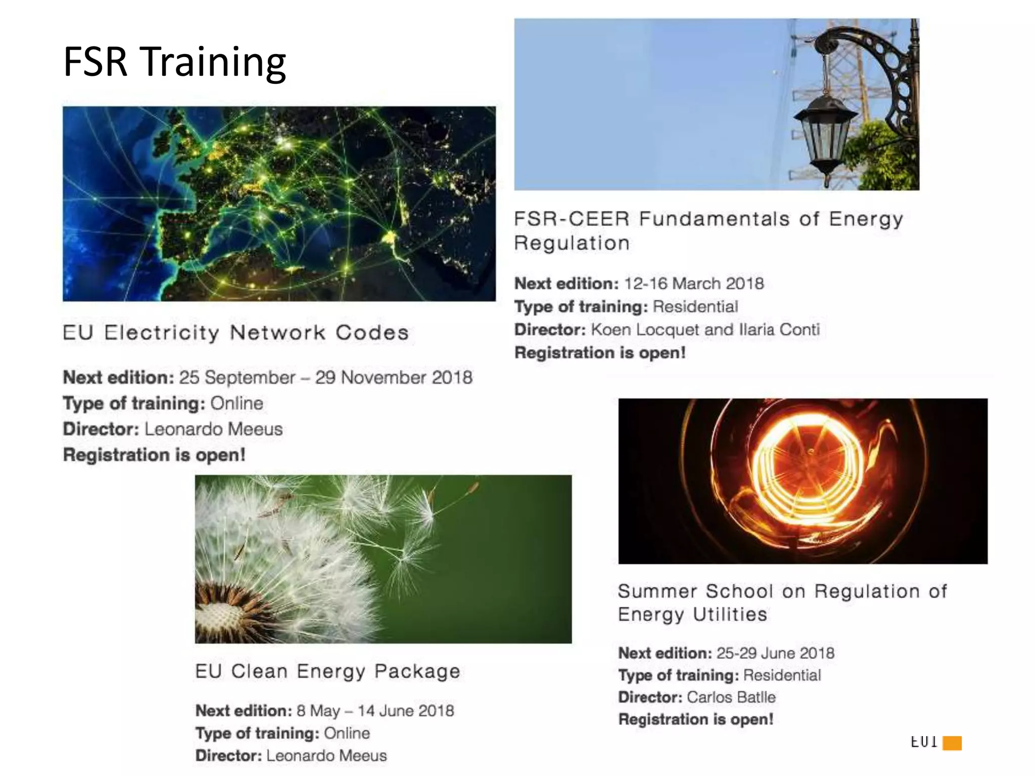 Florence School of Regulation & the European Regulation Frame | PPTX