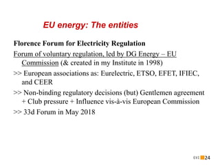 Florence School of Regulation & the European Regulation Frame | PPTX