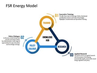 Florence School of Regulation & the European Regulation Frame | PPTX