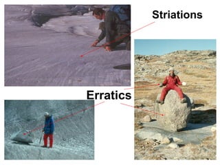 Striations




Erratics
 