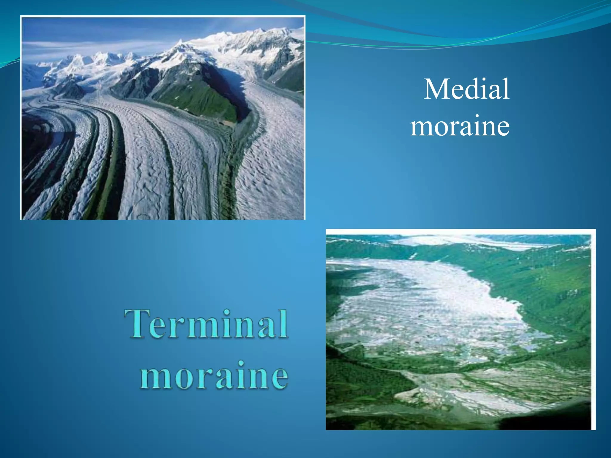 Medial
moraine
 