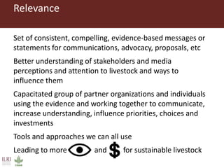 Introducing the Global Livestock Advocacy for Development project