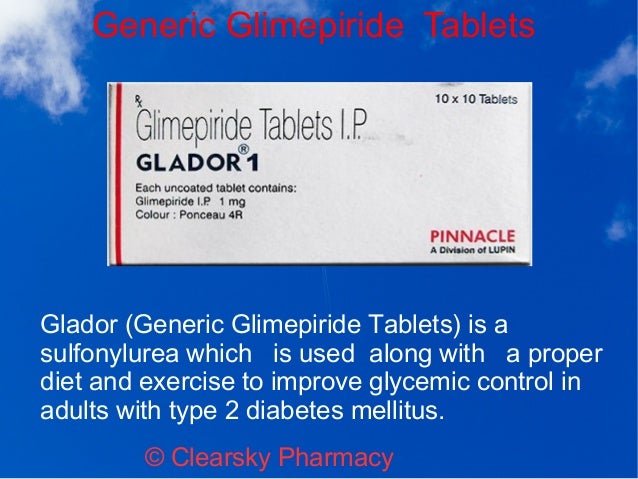 glimepiride metformin generic