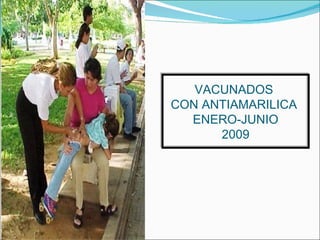 VACUNADOS  CON ANTIAMARILICA  ENERO-JUNIO 2009 