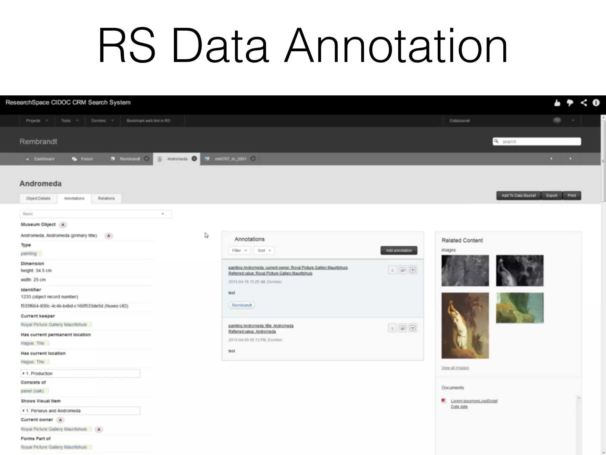 RS Data Annotation
 