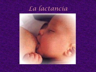 La prolactinaHormona producida por las células lactotropas de la hipófisis anterior .En el tercer trimestre llegan  a150-200ng/ml Acción bloqueada por los esteroides placentarios (progesterona )Luego del alumbramiento se desbloquea la glándula frente a estimulo de prolactina Nivel plasmático desciende .