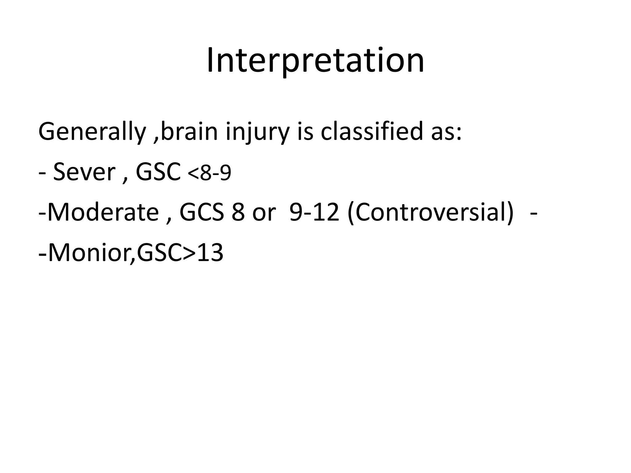 Glasco coma scale | PPTX