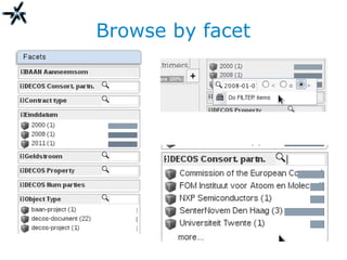 Browse by facet
 