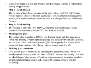 Glass( Civil Engineering Material) | PPTX