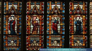Medieval Window at Troyes Cathedral, France (14th century)
 