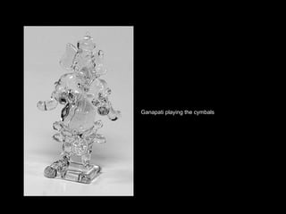 Ganapati playing the cymbals 