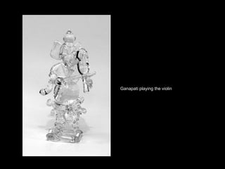 Ganapati playing the violin 